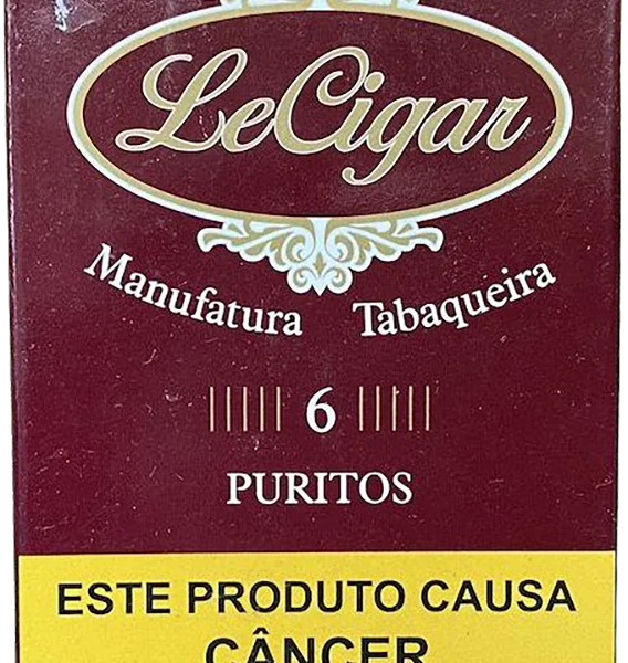 Charuto Le Cigar Puritos - Petaca com 6 Unidades