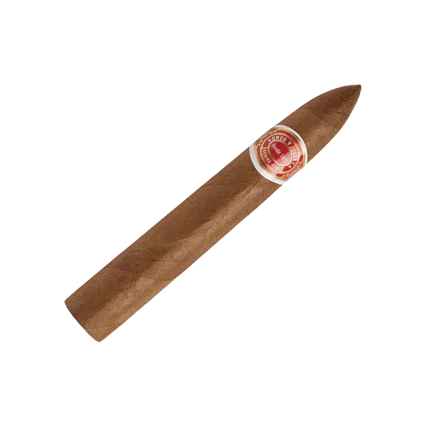 Charuto Romeo y Julieta Belicoso com anilha Reserva Cuba e ponta afilada
