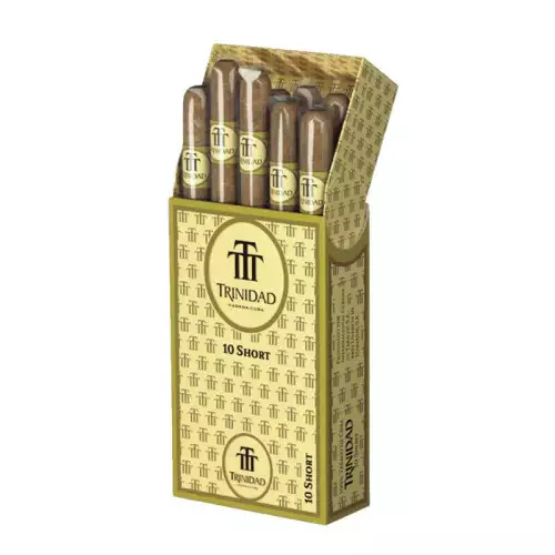 Petaca de charutos Trinidad Short com dez unidades