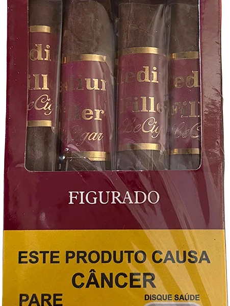 Charuto Le Cigar Figurado Medium Filler - Caixinha Com 12 Unidades