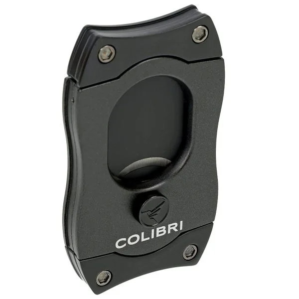 Cortador de charutos Colibri S-Cut guilhotina em preto