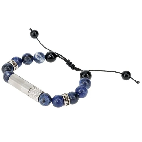 Furador de charutos Les Fines Lames Bracelete Azul Ring, vista lateral