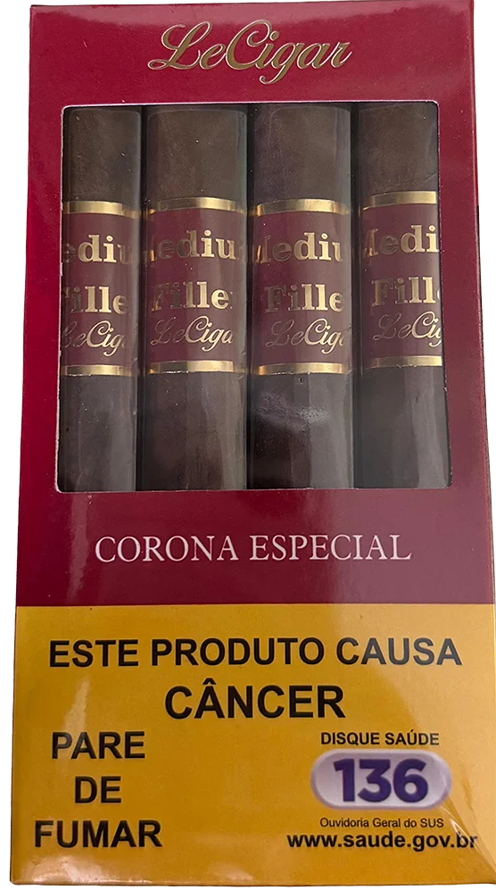 000-99.png Charuto Le Cigar Corona Especial Medium Filler - Caixinha Com 12 Charutos - Imagem 1