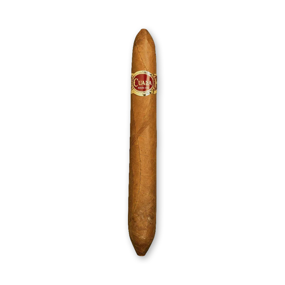 001 Charuto Cuaba Salomones em vitola Perfecto com capa natural cubana — vista frontal
