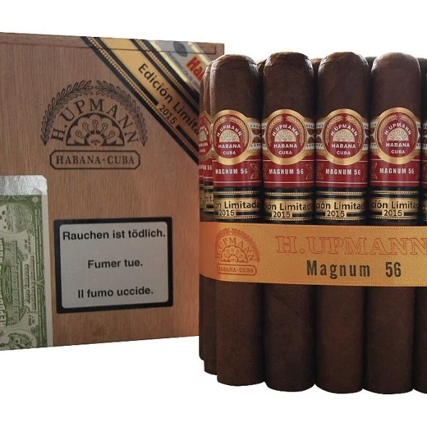 Charuto H. Upmann Magnum 56 EL15 Gordo com capa colorado maduro — cubano