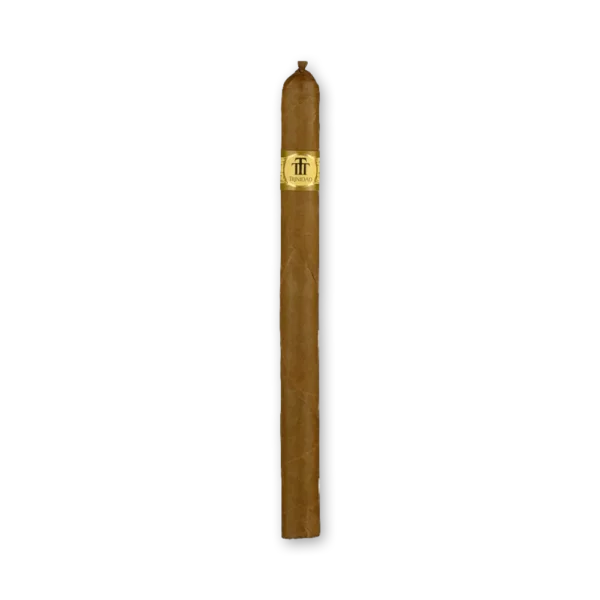 Charuto Trinidad Fundadores vitola Lonsdale cubana com capa natural dourada