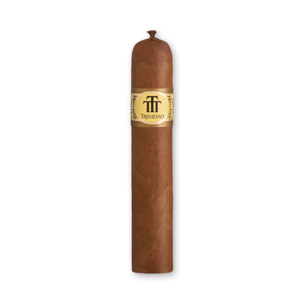 Charuto Trinidad Media Luna Robusto cubano com anilha branca clássica