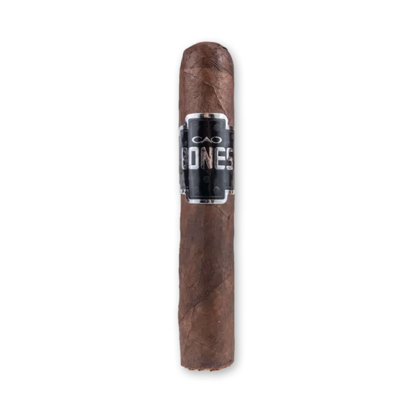 Charuto CAO Bones Chicken Foot com capa broadleaf e anilha preta e prateada