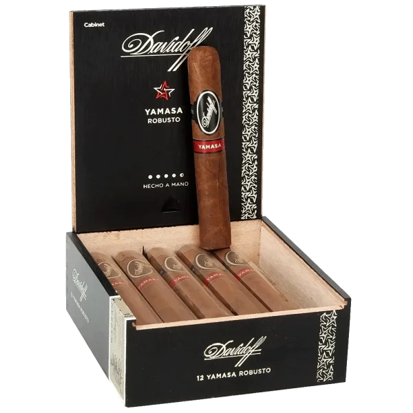 Charuto Davidoff Yamasa Robusto com capa colorado — dominicano