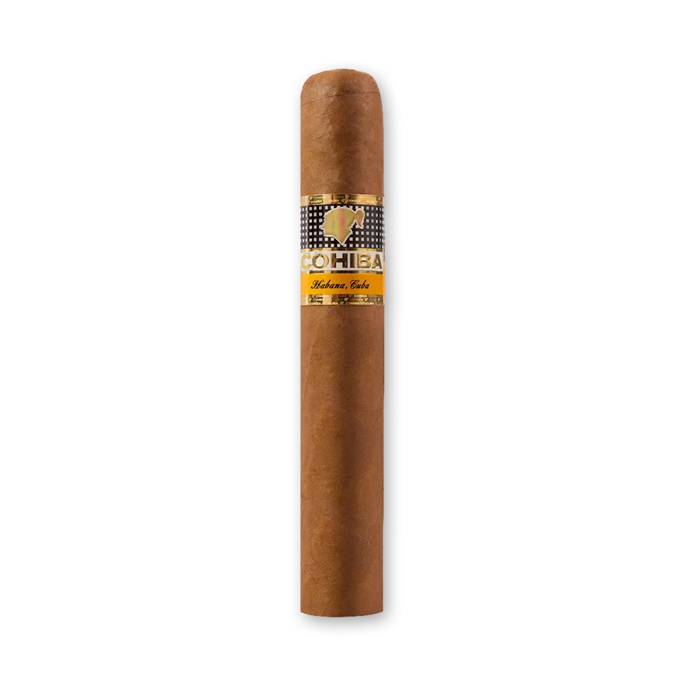 Charuto Cohiba Robustos – Unidade — Robusto (50x124mm), capa Habano (Vuelta Abajo, dupla. Foto 1 de 2: vista geral