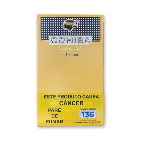 Charuto Cohiba Short DP – Caixa com 10 unidades — Robusto (26x82mm), capa Tabaco cubano (Vuelta. Foto 1 de 3: vista geral