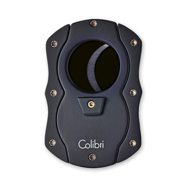 Cortador Colibri Cut preto fechado com duplo corte redondo