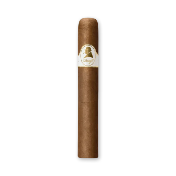 Charuto Davidoff Winston Churchill Toro em pé com anilha branca e dourada