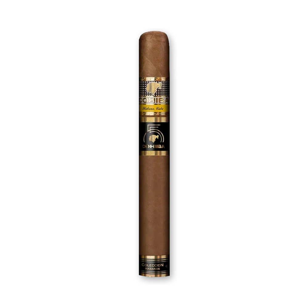 001 Charuto Cohiba Ideales Toro com capa colorado e anilha dourada característica