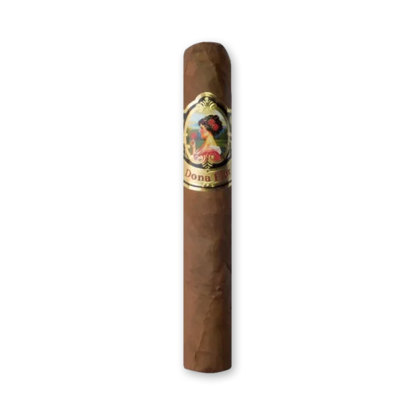 Charuto Dona Flor Robusto Mata Fina com capa escura em destaque