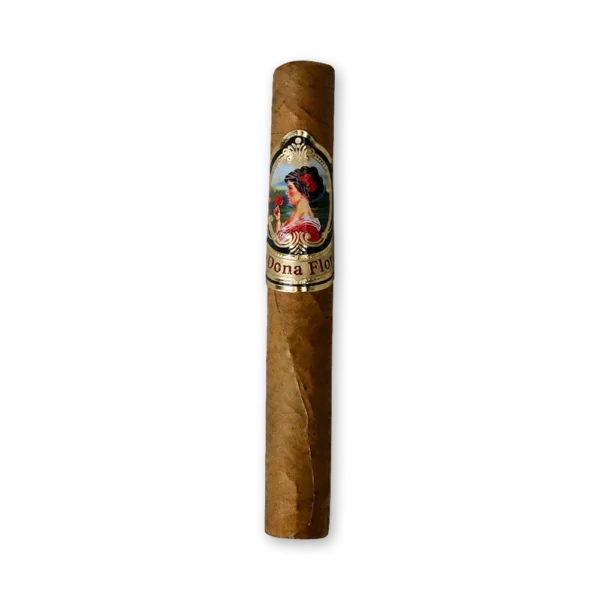 Charuto Dona Flor Petit Corona Mata Fina com capa clara e anilha dourada