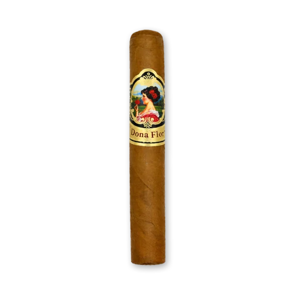 Charuto Dona Flor Corona Connecticut com capa clara em destaque
