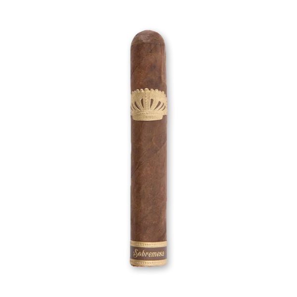 Charuto Sobremesa Short Churchill com anilha dourada em formato de coroa