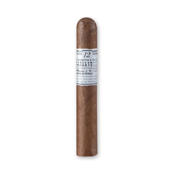 Charuto Gurkha Cellar Reserve Platinum 12 Year de capa marrom com anilha branca Aged 12 Years