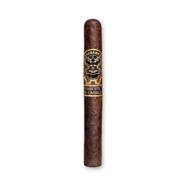 Charuto Gurkha Year of the Dragon 2024 de capa marrom escura com anilha preta e dourada com dragão