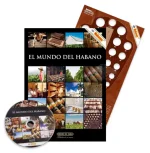Livro El Mundo Del Habano em espanhol, capa dura com ilustração de charuto