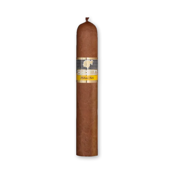 Charuto Cohiba Ambar – Unidade — Robusto (53x132mm), capa Habano (Vuelta Abajo, fermentação extra. Foto 1 de 2: vista geral