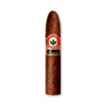 Charuto Joya de Nicaragua Antaño Gran Cónsul de formato figurado, capa escura e anilha vermelha e dourada
