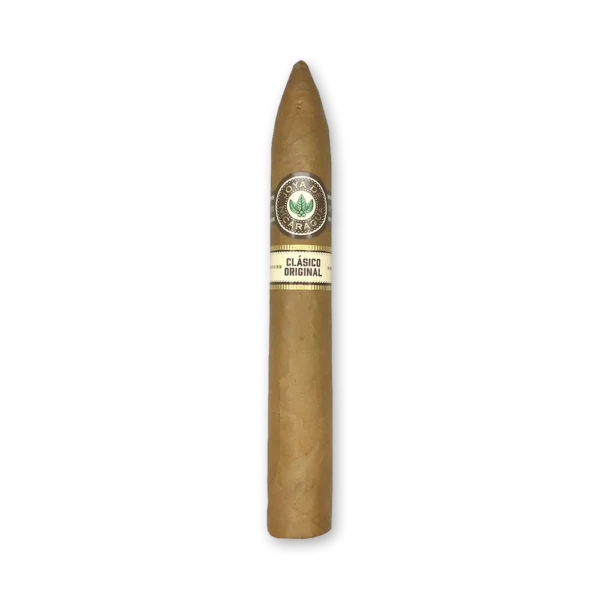 Charuto Joya de Nicaragua Clasico Original Torpedo com cabeça pontuda, capa clara e anilha Clásico Original