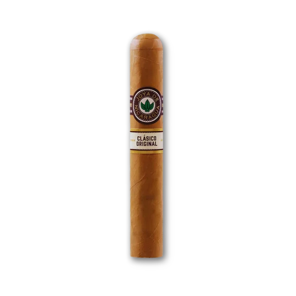 Charuto Joya de Nicaragua Clásico Robusto de capa alaranjada com anilha redonda escura e anilha creme