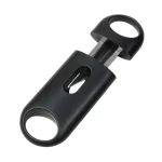 Cortador de charutos Nerone V-Cut em plástico preto
