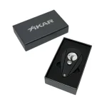 Cortador de charutos Xikar Xi2 fibra de carbono preto, vista frontal