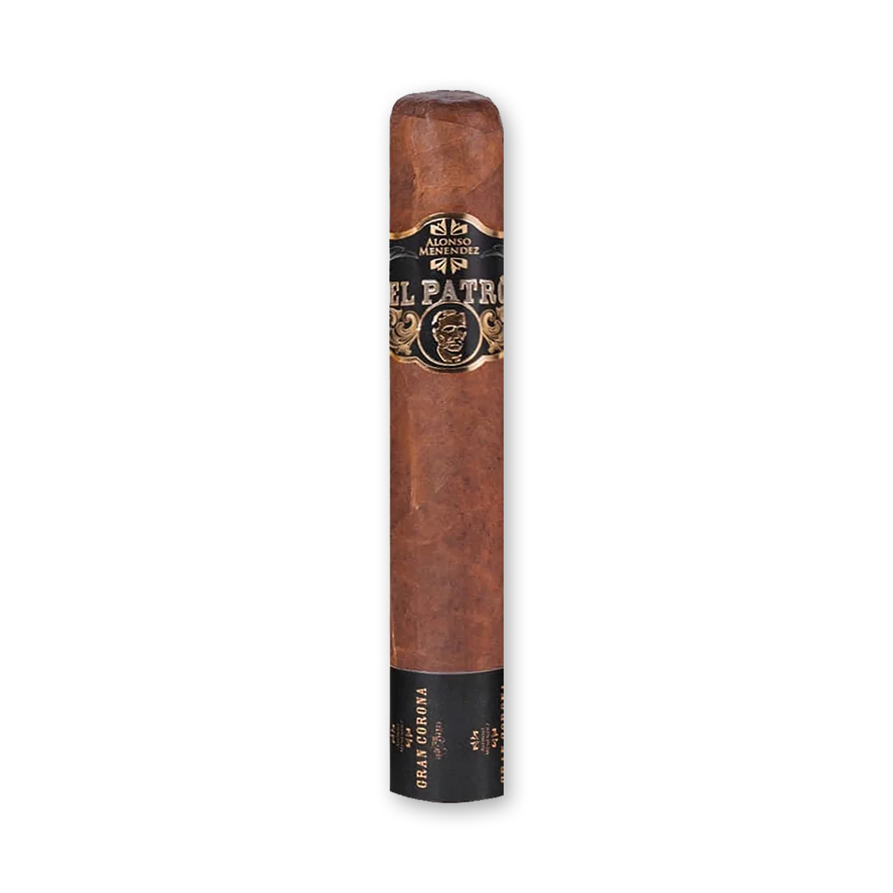 001 Charuto Alonso Menendez Del Patrón Gran Corona com capa colorado maduro e formato lonsdale