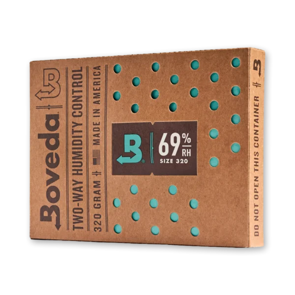 Pacote Boveda 69% de 320g para umidificação de câmaras e humidores de grande capacidade