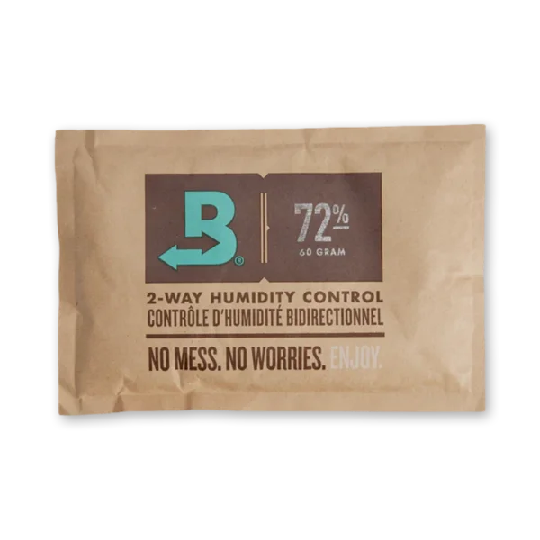 Pacote Boveda 72% de 60g para manutenção de umidade em humidores de médio porte