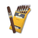 Detalhe da petaca Cohiba Wide Short com anilha característica da linha Wide