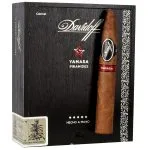 Charuto Davidoff Yamasa Piramide Pirâmide com capa colorado, vista secundária — dominicano