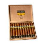 Caixa aberta com dez charutos Cohiba 55 Aniversário Edição Limitada 2021