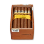 Charuto Cohiba Siglo III Corona detalhe da anilha com capa colorado tom meio escuro