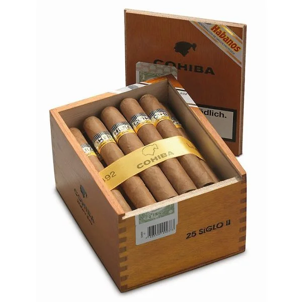 Charuto Cohiba Siglo II vitola corona com capa colorado cubana