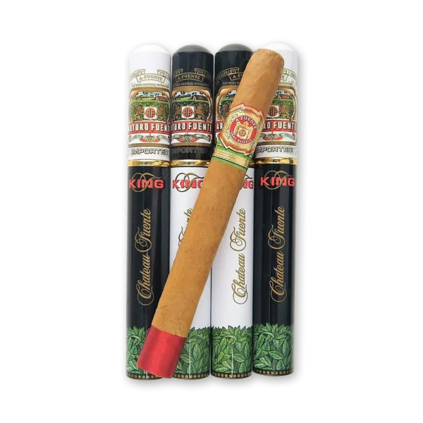Charuto Arturo Fuente Chateau - Fuente King - Tubos - Cx com 4 Unidades