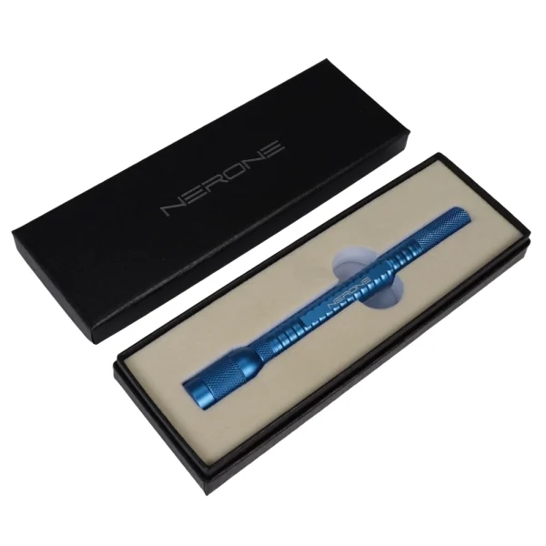 Furador multitool Nerone 4x1 azul detalhe da ponteira de perfuração