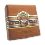 Caixa de charutos Ashton Heritage Puro Sol Double Corona fechada, em madeira natural