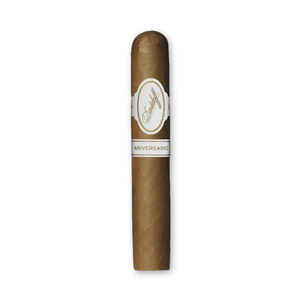 Charuto Davidoff Aniversario Special R com capa clara em destaque