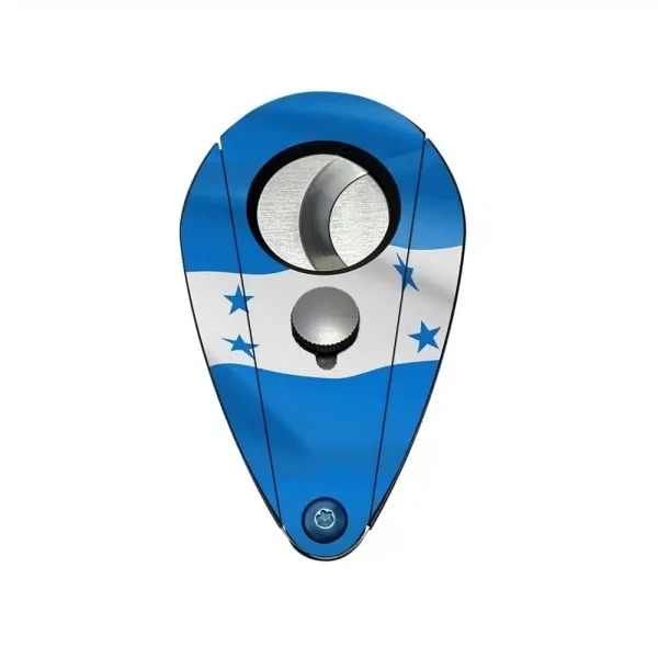 Cortador de charutos Xikar Xi2 lâmina dupla edição Honduras, vista frontal