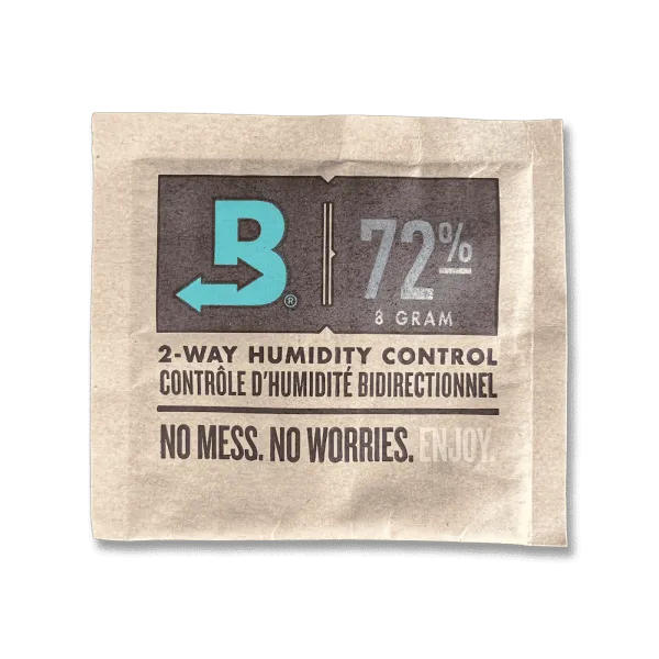 Sachê de controle de umidade Boveda 72% 8g para humidor