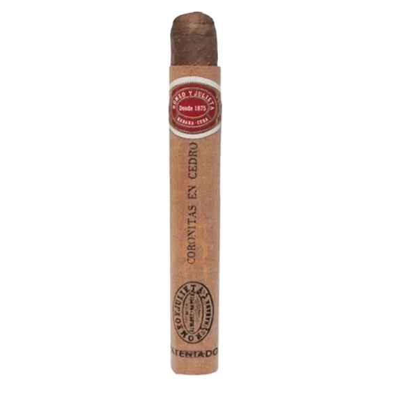 Charuto Romeo y Julieta Coronitas en Cedro Petit Corona — cubano