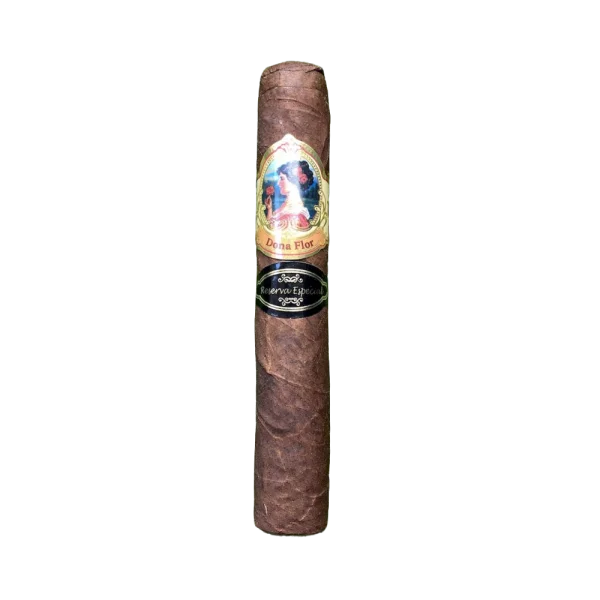 Charuto Dona Flor Robusto RE com capa colorado maduro — brasileiro