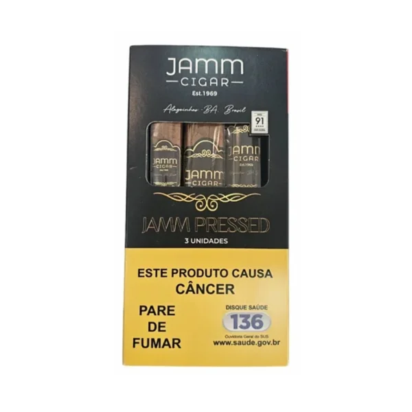 Charuto Jamm Kit Pressed (JP40 JP50 JP60) - Petaca com 3 — brasileiro