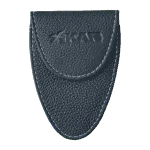 Case em couro para cortadores XIKAR Xi Vienna com aba fechada preto