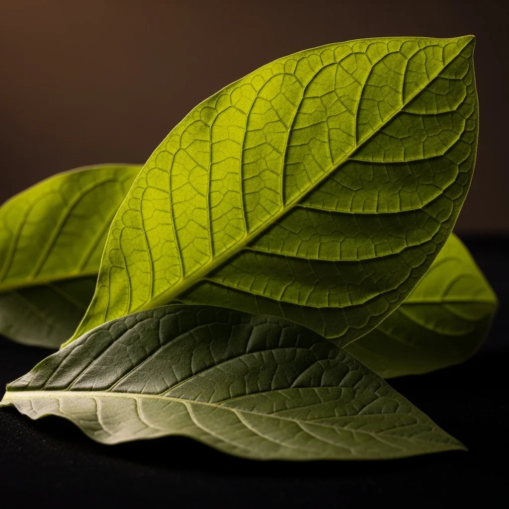 Detalhe das sementes híbridas e folhas de tabaco dominicanas utilizadas no blend especial do Year of the Horse 2026